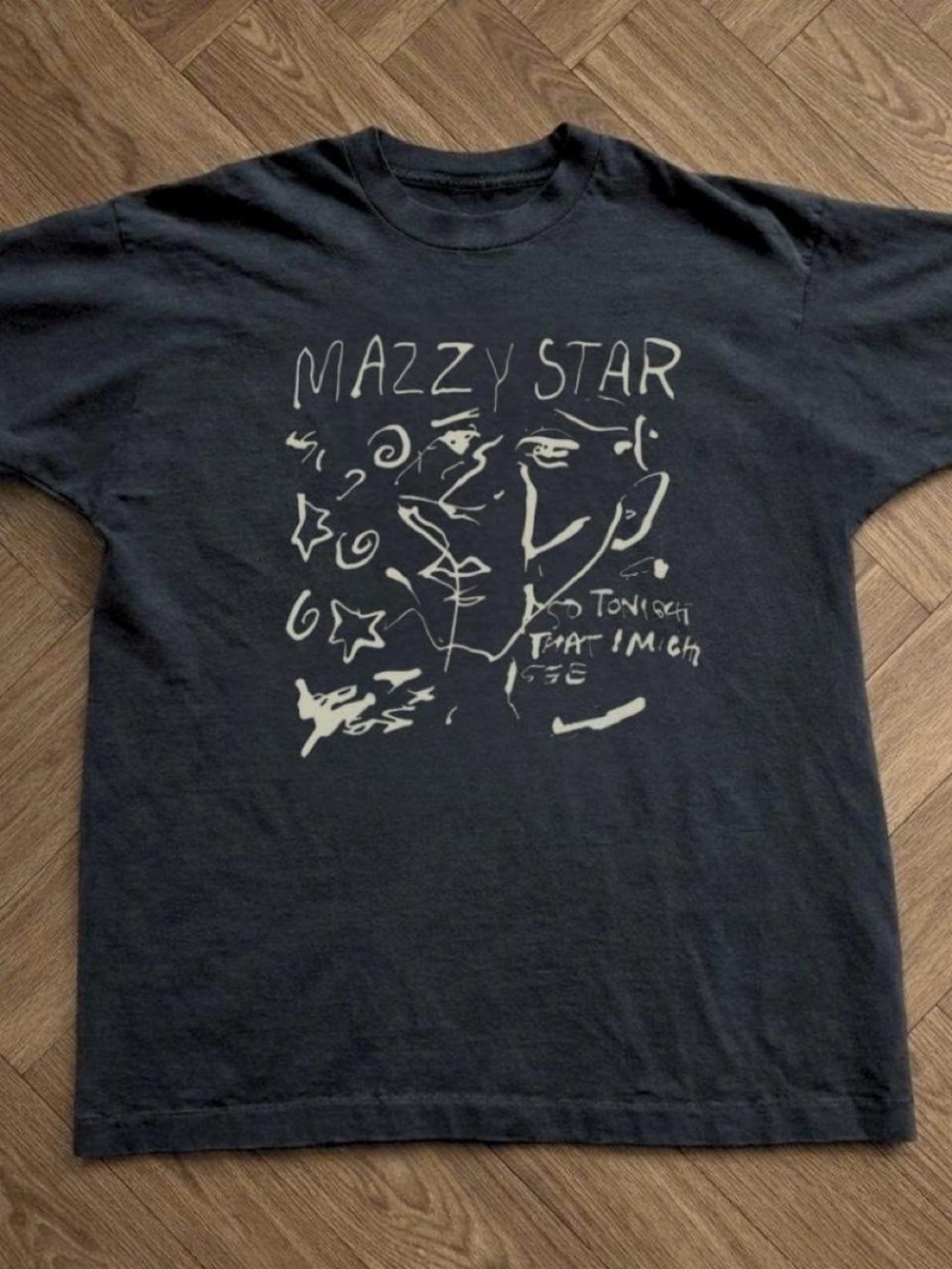 Gildan Black Mazzy Star Graphic Tee